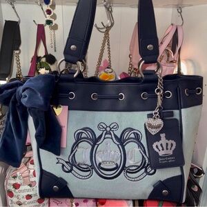 Juicy Couture Lovers Tote Bag in Turquoise